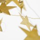 Brass stars 150 cm garland