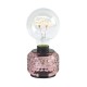 Lampe décorative LED Vaness rose LOVE