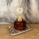 Lampe LED Vaness ambre coeur