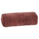 Coussin traversin velours framboise