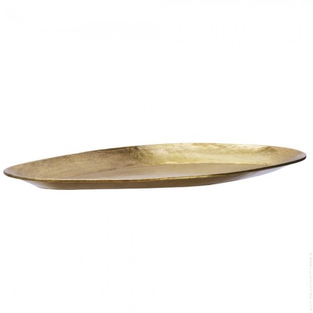 Hand hammered aluminium tray