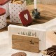 Napkins acacia wood holder
