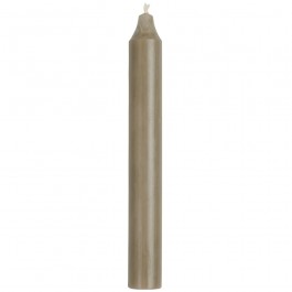 Bougie chandelle gris rustique