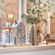Bougie chandelle gris rustique