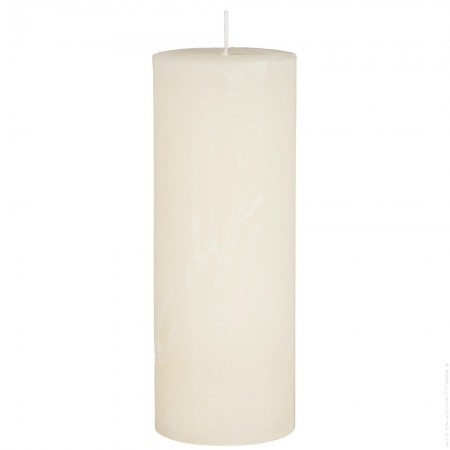 Bougie pillier 18 cm miel
