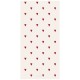 Serviettes en papier rayées rouge (pack de 16)