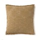Ochre handloom cushion