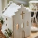 4 windows tealight white house