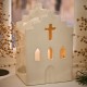 4 windows tealight white house