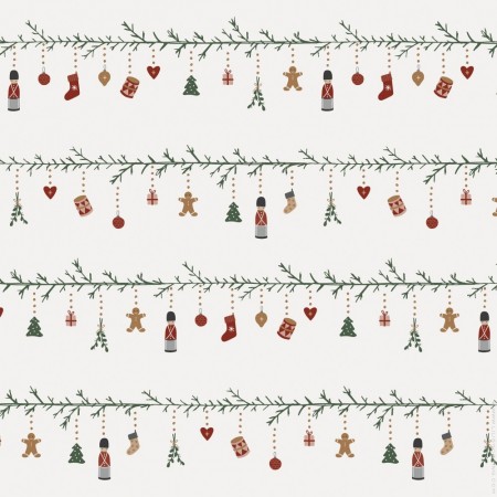 5 m nostalgic christmas garlands paper roll