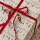 Rouleau papier cadeau coeurs marrons 5 m x 52,5 cm