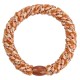 Hair tie and bracelet mixed glitter copper