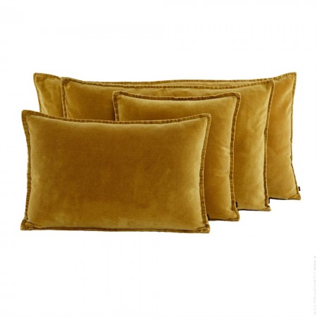 Manhattan khaki rectangular cushion with inner