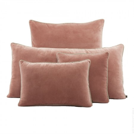 Housse de coussin rectangle NewDelhi mocaccino + intérieur