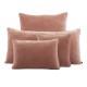 Housse de coussin rectangle NewDelhi mocaccino + intérieur