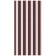 Pack of 16 burgundy stripped paper napkins