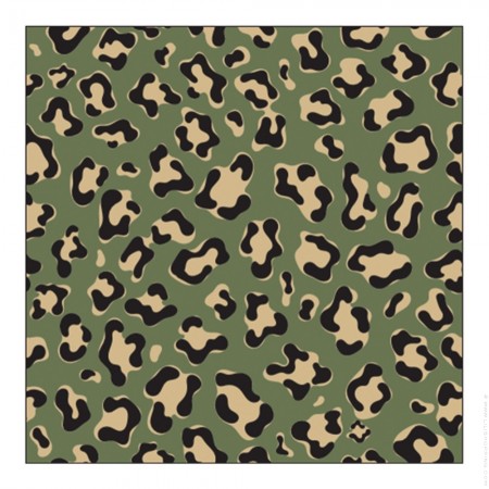Leo khaki green paper napkins