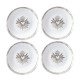 Set de 4 assiettes à dessert Amour Oiseau