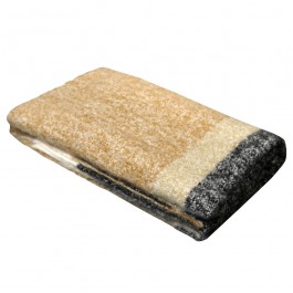 Plaid en laine Calypso gold