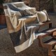 Calpyso gold wool throw