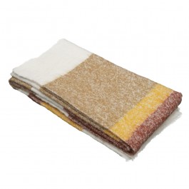 Calpyso tobacco wool throw