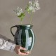 Frigg green vase