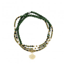 Bracelet 3 tours Ginko 3 gold
