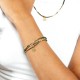 Bracelet 3 tours Andy 3 gold