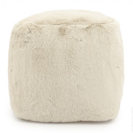 Mosa beige pouf