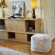 Pouf Mosa beige