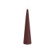 Ivory pillar candle LED 7.8 x 20 cm