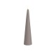 Redwine cone candle LED 6.8 x 30 cm