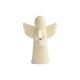 Ivory pillar candle LED 7.8 x 10 cm