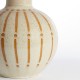 Ulloa shinny cream and brown 42 cm vase
