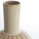 Ulloa shinny cream and brown 42 cm vase