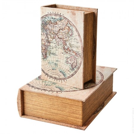 Livre boite à secrets trèfle 27 cm