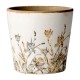 Pot fleurs vertes 13 cm