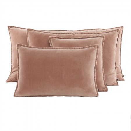 Housse de coussin rectangle Manhattan mocaccino + intérieur