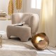 Lampe en métal doré rechargeable Noé