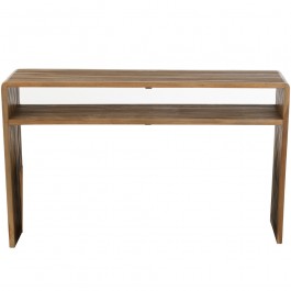 130 cm console in recycled teak