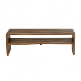 118 cm low console in recycled teak