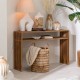 130 cm console in recycled teak