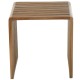 Cubic side table in recycled teak