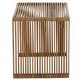 Cubic side table in recycled teak