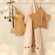 Terracotta checked kitchen towel