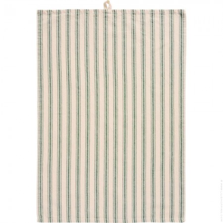 Terracotta checked kitchen towel