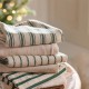 Terracotta checked kitchen towel
