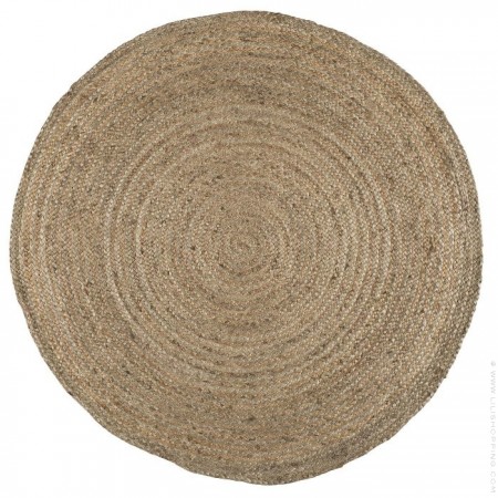 120 cm round rug jute carpet