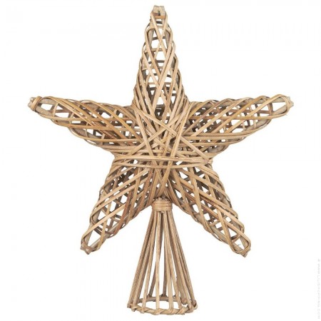 Antique brass Stars garland