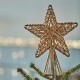 Antique brass Stars garland